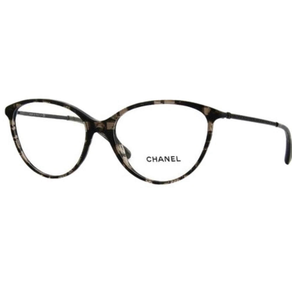 Chanel Swarovski Pave Cat Eyeglasses